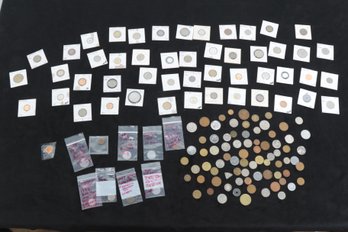 Large Lot Of Vintage Assorted Foreign Coins