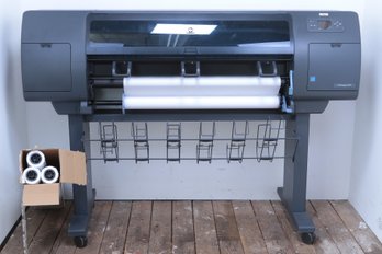 HP Designjet 4000 Professional/Sign Shop Printer (Model No: Q12723A) W/3 XL Paper Rolls