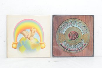 2 Vintage Grateful Dead Vinyl LPs: Europe 72 & American Beauty