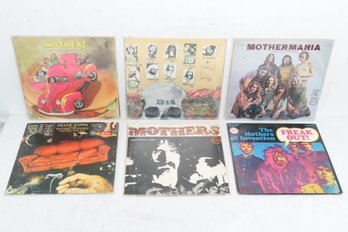 6 Original Frank Zappa & Mothers Vinyl LPs: Freak Out, Mothermania, Absolutely Free & More!!!