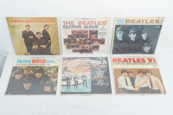 6 Original Beatles Vinyl LPs: Introducing The Beatles, 2nd Album, Meet The Beatles, VI & More!!!