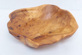 Large Burled Wood Bowl