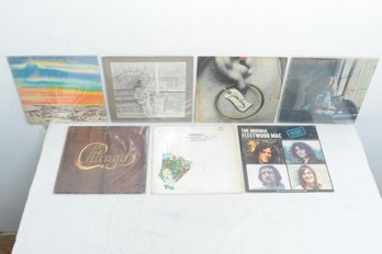 7-vintage Classic Rock Vinyl LPs Marshall Tucker Band, Mountain, Chicago, Etc.