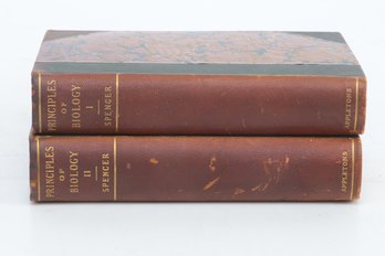Herbert Spencer, TheHerbert Spencer, The Principles Of Biology, Two Volumes, NY, 1896