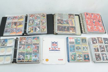 6 Binders Of Mixed Vintage Sports Cards