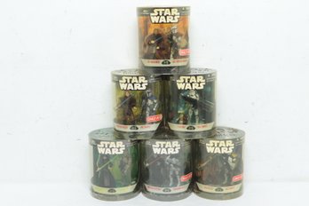 Complete Set Of 6 N.O.S. Star Wars Figures