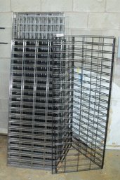 Lot Of 18  Slat Grid Panel Mixed Sizes