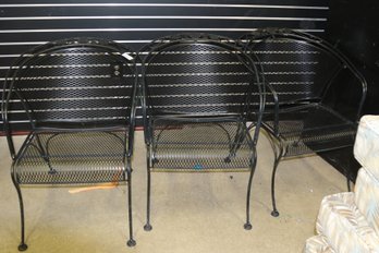 Lot Of 3 Metal Outdoor Chairs