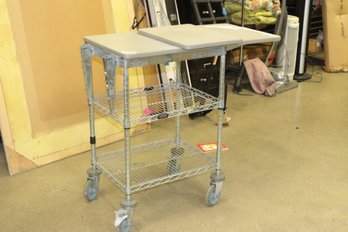 IRSG Metal Rolling Cart