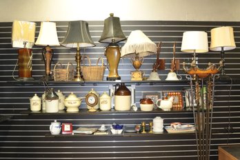 Contents Of Shelving #2 Antique/vintage Items