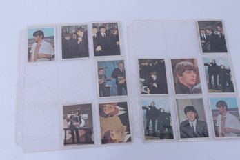 Lot Of 13 Beatles Color Cards 1964 Topps Trading Cards
