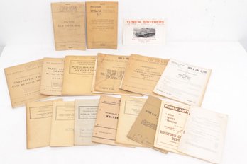 Grouping Of Vintage Military Equipment Manuals