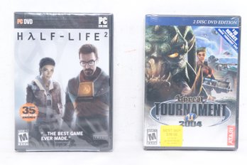 2 Sealed PC Games: Half-Life 2 & Unreal Tournament 2004