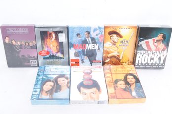 Grouping Of 8 Sealed DVDs & Box Sets: Gilmore Girls, Law & Order, Mad Men & More