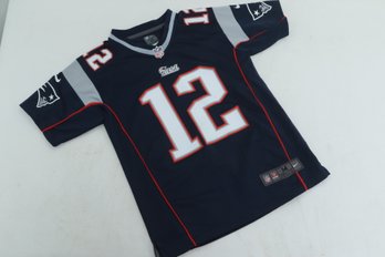 Youth NFL Patriots Jersey #12 Brady (Size M)