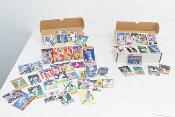 Assortment Of 1990s Baseball Cards (Mixed Brands): Chipper Jones, Deion Sanders, Mark McGwire & More