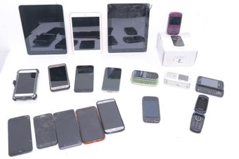 Mixed Lot Of Cell Phones & Tablets