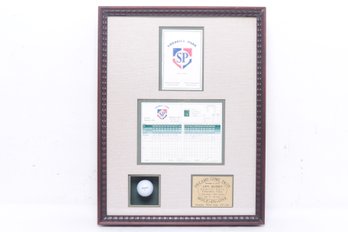 Framed Shadow Box 'Dreams Come True, Hole-In-One