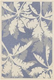 COURISTAN Monaco Tropical Coastal Flora Outdoor Area Rug- NEW $85 Retail Amazon