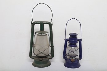 2 Vintage Deitz Lanterns