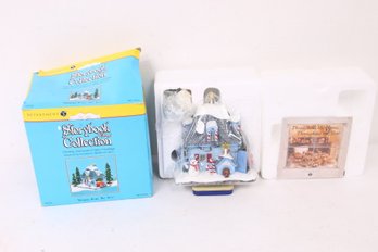 Department 56 Storybook Village Collection - Bringing Home The Tree Building - New Old Stock