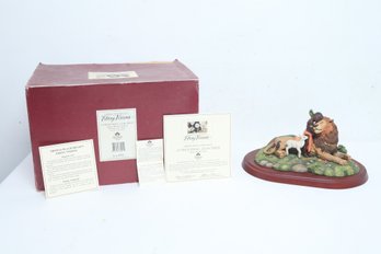 Vintage Thomas Blackshear's Ebony Visions 'A Child Shall Lead Them' Figurine W/Original Box & Paperwork