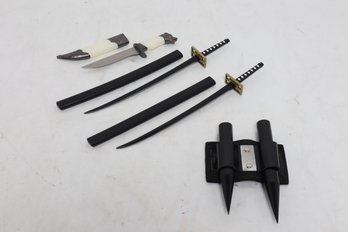 New Samurai Letter Openers, Wolf Head Knife & Martial Arts Spikes