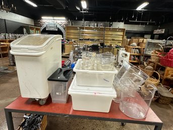 Large Lot Of Poly Food Containers