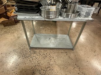 Stainless Steel Prep Table 30' X 48'