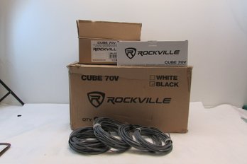 Rockville Amplifier And 12 Speakers New In Box