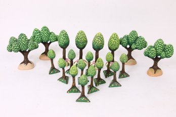Department 56 Egg Lane Large Group Of Easter Village Trees - New Old Stock