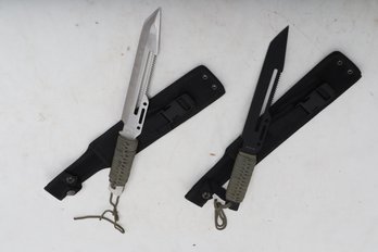 2-new Large Survival Knives
