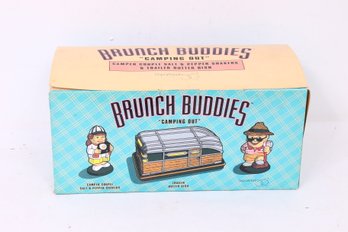 Department 56 Brunch Buddies Camping Out - 3pcs Set - New Old Stock