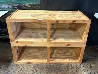 2 Wood Display Crates