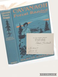 WESTERN FICTION:  Signed, Hamlin GARLAND, Cavanagh, Forest Ranger: A Romance Of The Mountain West 1910