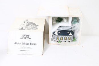 Department 56 Alpine Village Series - St.nikolaus Kirche - Hand Painted Lighted - New Old Stock