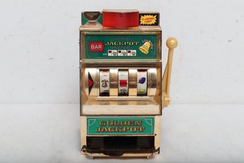 Vintage Battery Operated 'Golden Jackpot' Slot Machine