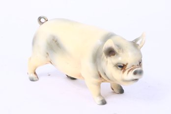 Antique Porcelain Adult Pig Figurine Marked D3210