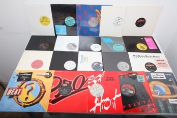 20 Vintage Vinyl EP's & Remixes: Mixed Genre- Warlock, Bryan Adams, The English Beat, Judy Torres & More