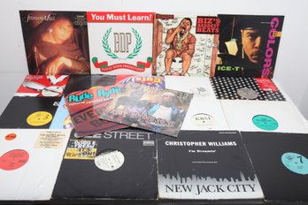 20 VTG Vinyl R&B & Rap Singles & Remixes: Funkmaster Flex, KRS1, Stephanie Mills, Ice T, Doug E Fresh, & More