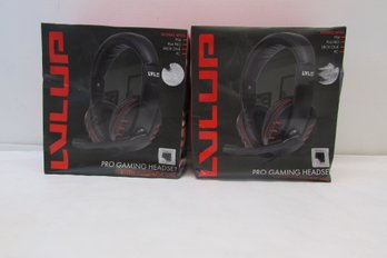 Lvup Pro Gaming Headsets With Foldable Mic Lot Of 2