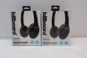 Billboard Wireless Bluetooth Headphones Lot Of 2