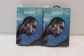 Airex Light Weight Sport Ear Buds Lot Of 2