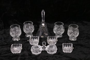 Group Of European Crystal Decorative Pieces