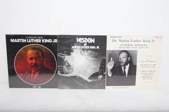 3 Vintage Martin Luther King Vinyl Records ~ 2 Sealed