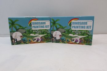 Dinosaur Painting Kit Lot Of 2