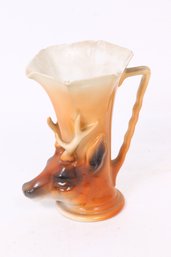 Antique Royal Bayreuth Bavaria Porcelain Elk Deer Vase