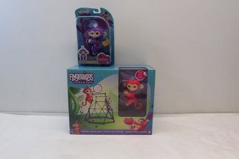 Fingerlings Baby Monkey Finger Pets Lot Of 2