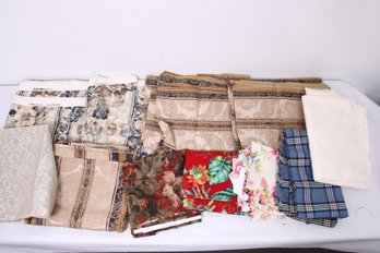 Group Of Vintage Upholstery Fabrics
