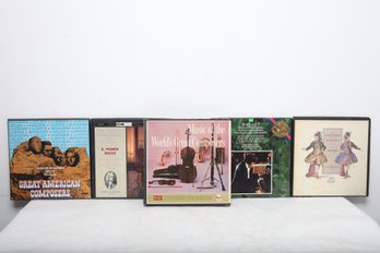 5 Vintage Vinyl Record Box Sets Of Classical Music